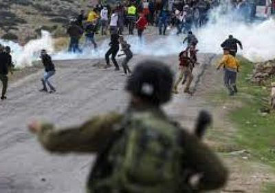 إصابة عشرات الفلسطينيين في مواجهات مع الاحتلال بالضفة