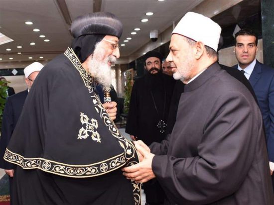 البابا تواضروس يهنئ شيخ الأزهر بعيد الأضحى