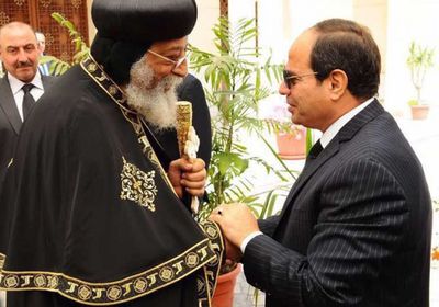 البابا تواضروس يهنئ الرئيس السيسي بمناسبة عيد الأضحى