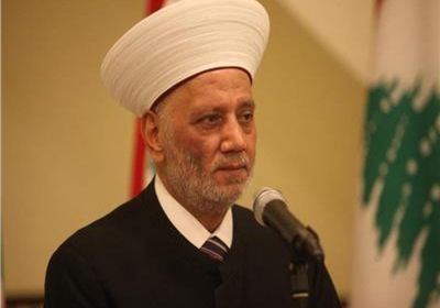 مفتي لبنان يدعو لانتخاب رئيس جديد