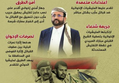 الإخوان.. يستفزون قبائل مأرب خدمة للحوثي (إنفوجراف)