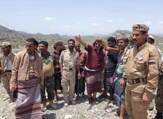 رئيس انتقالي لحج يتفقد جبهات كرش والمسيمير