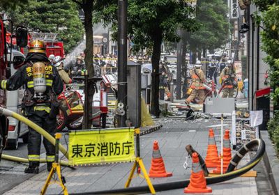 انفجار في مبنى بوسط طوكيو 