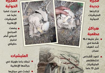 مجزرة الهياكل العظمية.. إفلات حوثي جديد (إنفوجراف)