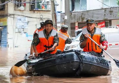 15 قتيلا جراء أمطار غزيرة في جنوب غرب الصين