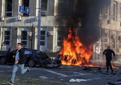 جرحى في هجوم شديد على مدينة لفيف بأوكرانيا