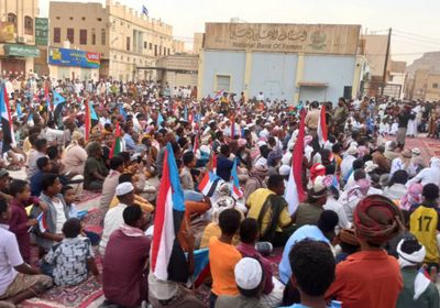 حشود بالآلاف في تريم لإحياء يوم الأرض الجنوبي