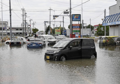 قتيلة وثلاثة مفقودين جراء أمطار غزيرة باليابان