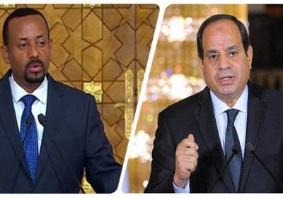 السيسي يبحث مع  آبي أحمد تعزيز العلاقات الثنائية