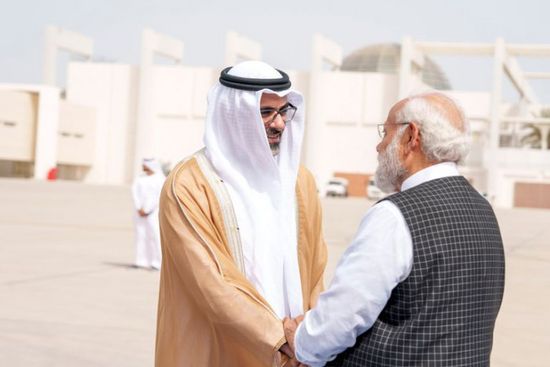 عقب وصوله إلى الإمارات.. رئيس وزراء الهند يغرد بالعربية