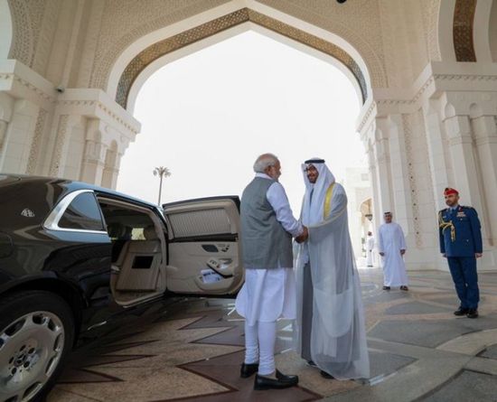 الشيخ محمد بن زايد: بحثت مع رئيس وزراء الهند تعزيز العلاقات التاريخية بين البلدين