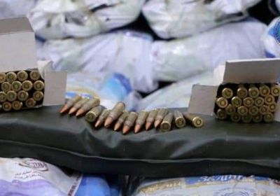 100 ألف رصاصة..  إحباط تهريب كميات هائلة من السلاح لعدن