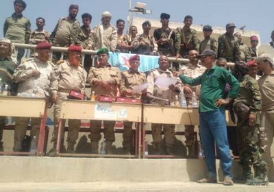 تخريج دفعة من كتائب الدعم والإسناد الحربي في محور الضالع