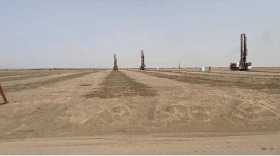 بقدرة 120 ميجا.. تسوية أرض محطة الطاقة الشمسية الإماراتية في عدن