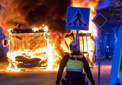 محتجون في السويد يغادرون مظاهرة أمام السفارة العراقية 