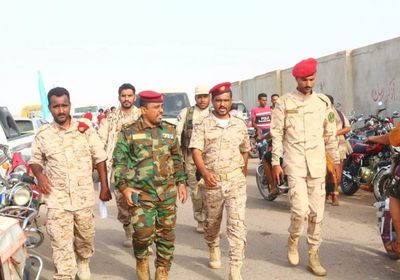 قائد خفر سواحل حضرموت يتفقد قوات قطاع الشحر