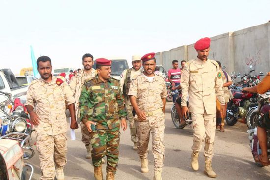 قائد خفر سواحل حضرموت يتفقد قوات قطاع الشحر
