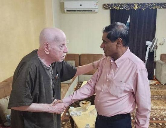 اللواء البحسني يزور الحكم صالح النهدي