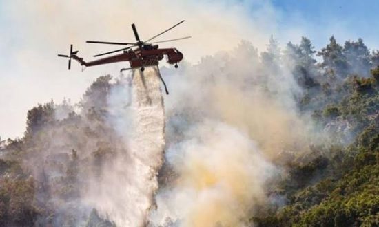 تحطم طائرة لمكافحة الحرائق في اليونان