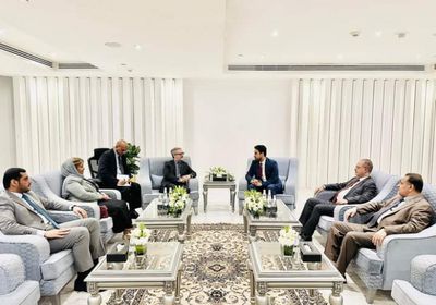 الغيثي وفينالس يبحثان جهود دعم المجلس الرئاسي