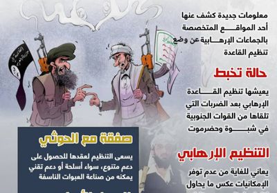 القاعدة والحوثي.. تخادم لاستهداف الجنوب (إنفوجراف)
