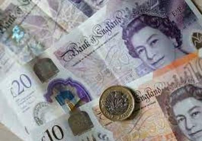 هبوط سعر الجنيه الإسترليني مقابل الدولار واليورو اليوم
