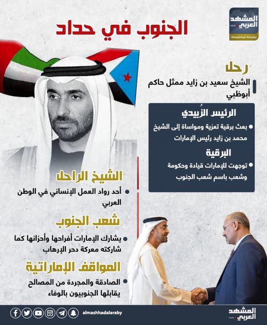 الجنوب في حداد (إنفوجراف)