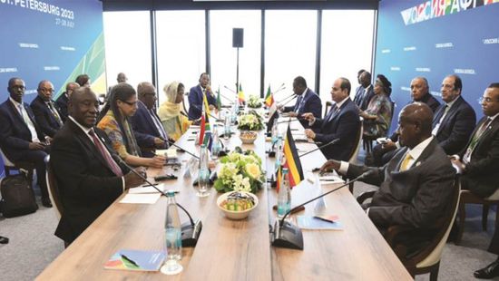 السيسي يشارك في اجتماع قادة الدول الأفريقية مع بوتين