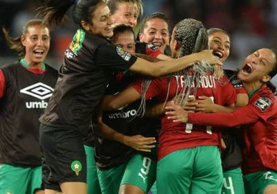 منتخب المغرب للسيدات يحتفل بفوز تاريخي 