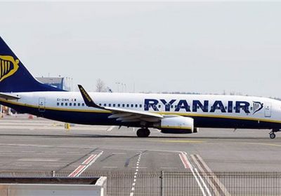 إضراب طياري راين إير يلغي 96 رحلة في مطار بلجيكي