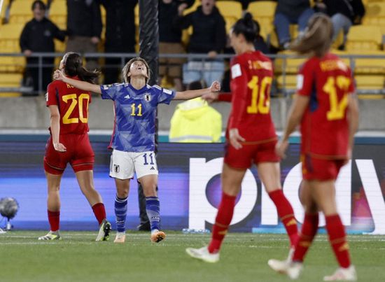 اليابان تسحق إسبانيا 4-صفر في كأس العالم للسيدات