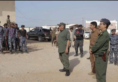 العميد المنهالي يتفقد مديرية أمن الديس الشرقية