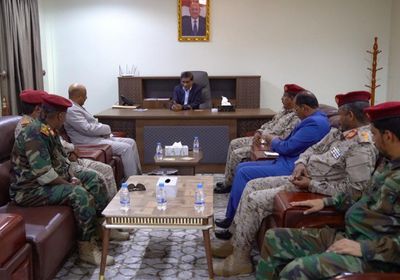 اللواء البحسني يطلع على جاهزية ألوية "العسكرية الثانية"