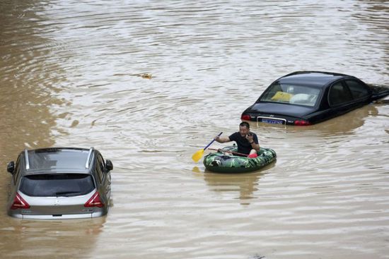 الفيضانات تجتاح شمال شرق الصين