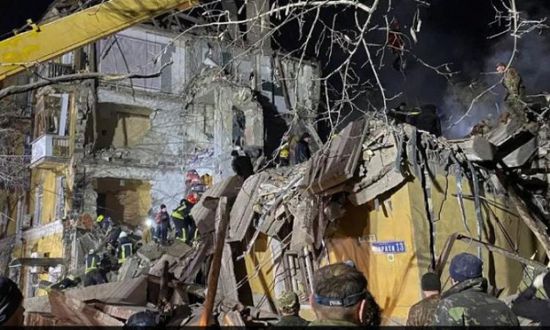 قنبلة روسية تستهدف مركزًا لنقل الدم بخاركيف