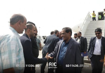 اللواء البحسني يصل إلى العاصمة عدن