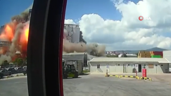 انفجار هائل يهزّ ميناء درينجا التركي