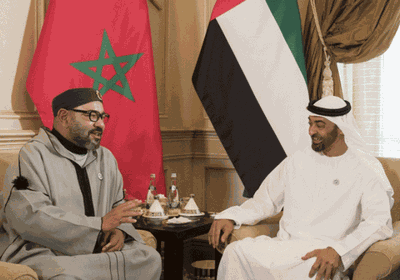 رئيس الإمارات يتسلم رسالة خطية من ملك المغرب