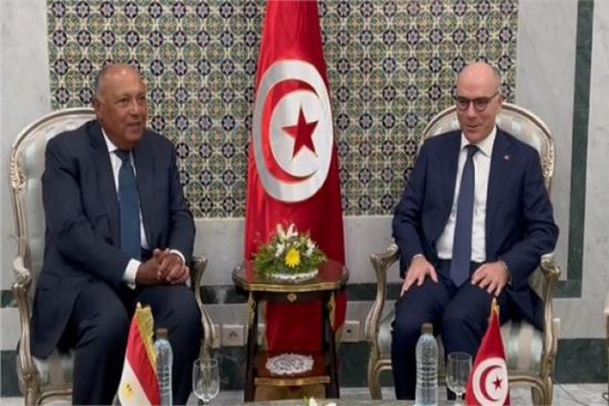 وزير الخارجية التونسي يلتقي نظيره المصري لبحث الملفات الدولية المشتركة