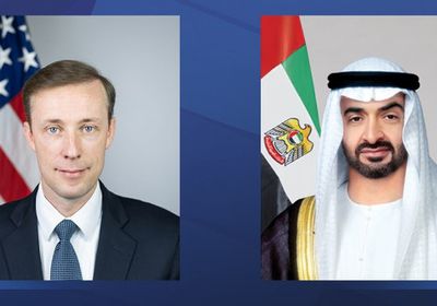 رئيس الإمارات يستقبل مستشار الأمن القومي الأمريكي في قصر الشاطئ