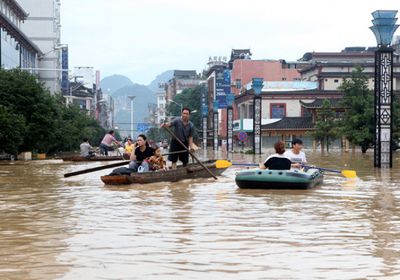 مقتل 3 في الصين خلال محاولتهم النجاة من السيول
