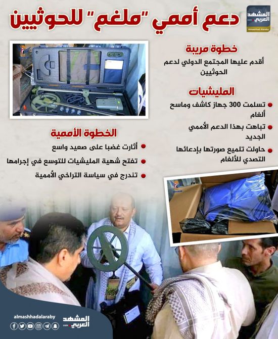 دعم أممي "ملغم" للحوثيين(إنفوجراف)