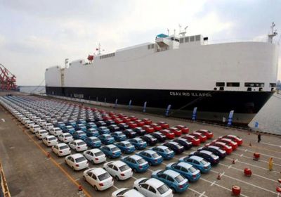 ارتفاع صادرات الصين من السيارات بنسبة 63 %