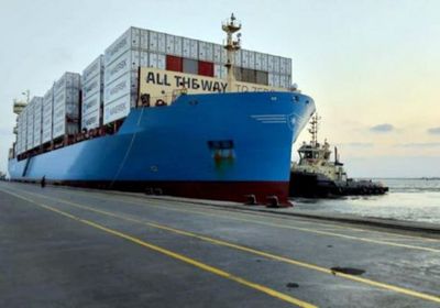 ميناء شرق بورسعيد يستقبل أول سفينة تعمل بالوقود الأخضر في العالم