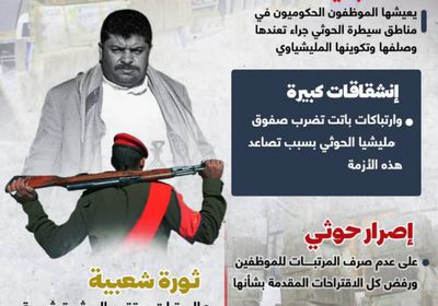 المرتبات تشعل خلافات الحوثي (إنفوجراف)