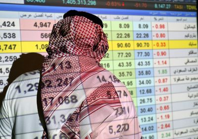 مؤشر الأسهم السعودية يقفز 58 نقطة