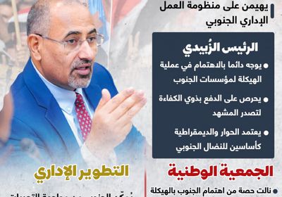 الكفاءة شعار المرحلة.. الجنوب يكافح التحديات (إنفوجراف)