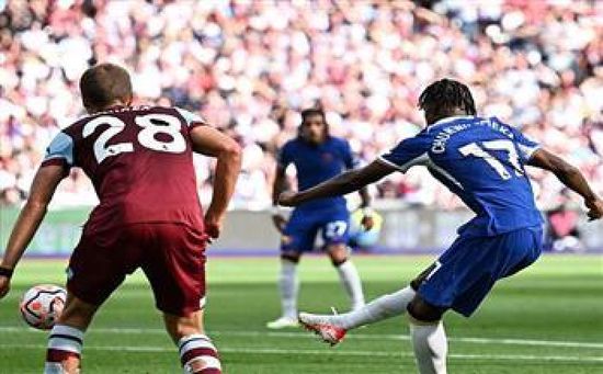 تشيلسي يتعادل مع وست هام بالشوط الأول