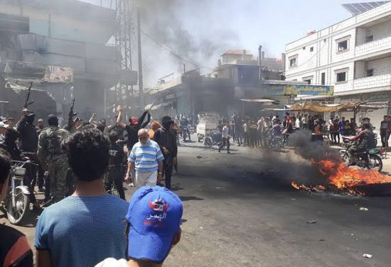 الاحتجاجات تعم جنوبي سوريا لليوم الثاني على التوالي