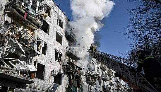 إصابة سبعة في ضربة جوية بدنيبرو الأوكرانية